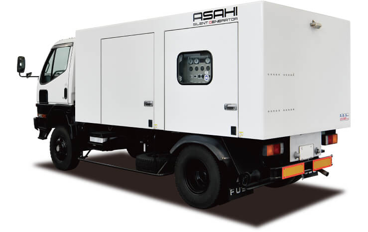 超・低騒音移動電源車（並列運転対応型）