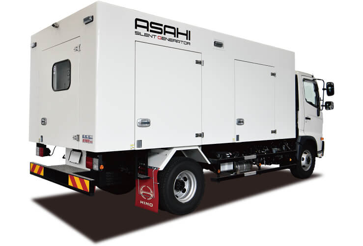 超・低騒音移動電源車ACG-350 （350kVA）
